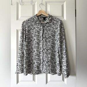 H&M pattern print shirt